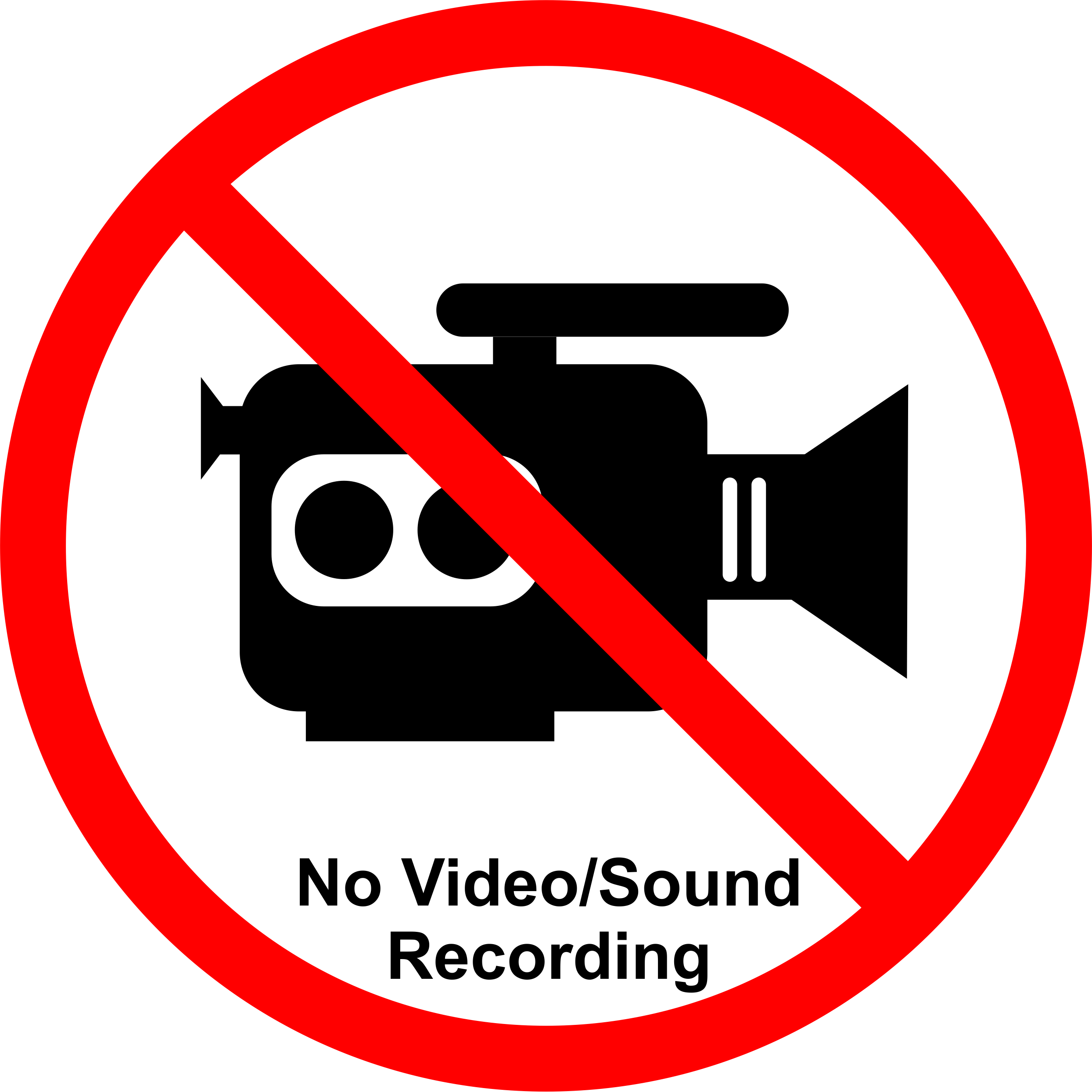 Image result for recording not allowed