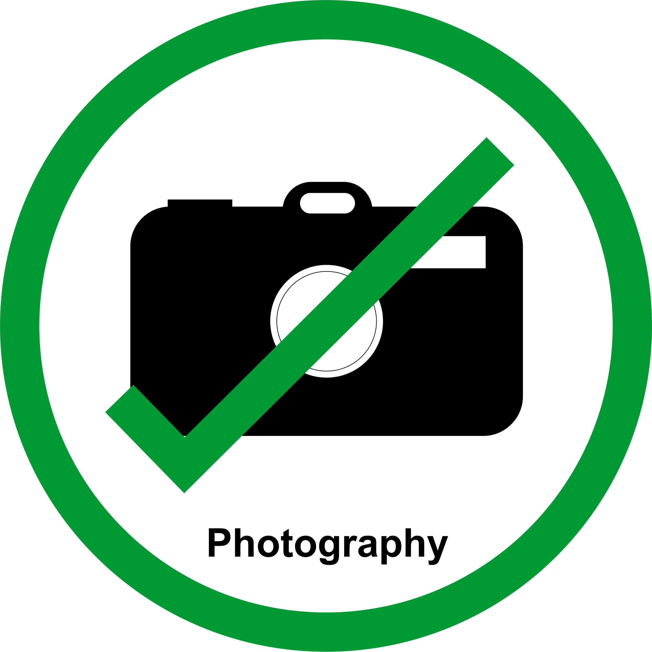 Permission Sign - Photography allowed