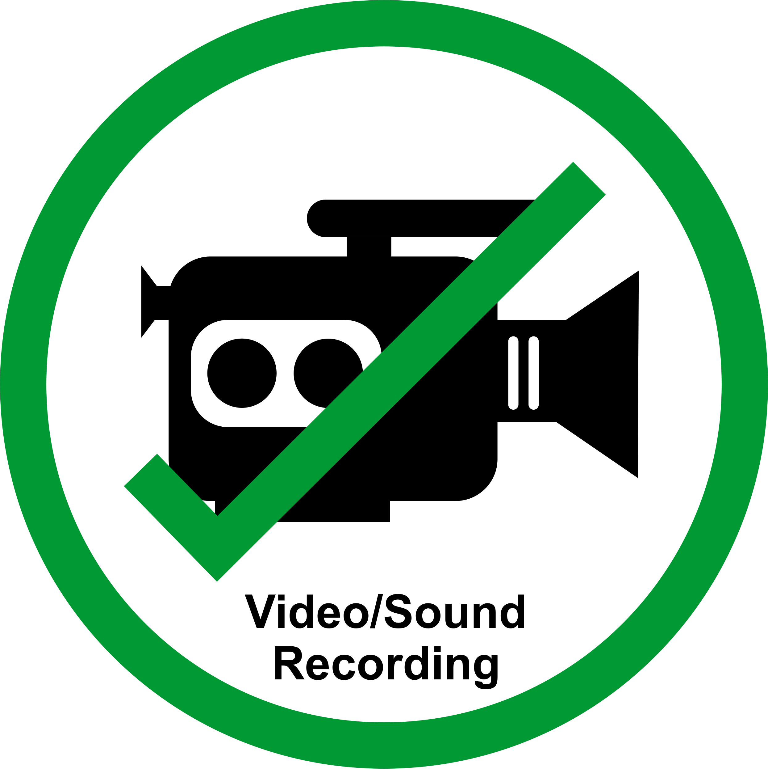 Permission Sign - Recording/Streaming allowed Permission Sign - Recording/Streaming allowed
