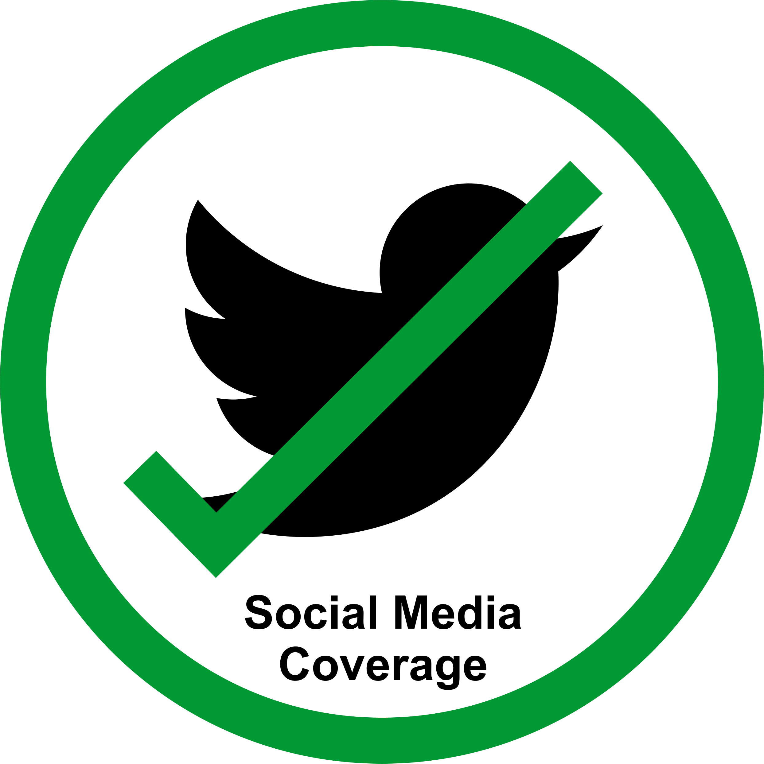 Permission Sign - Social Media Allowed Permission Sign - Social Media Allowed