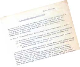 Part of the original circular from Gwyn Thomas Part of the original circular from Gwyn Thomas