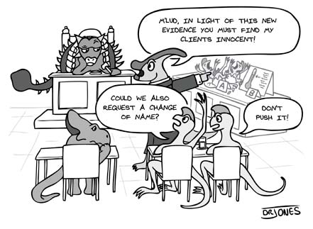 New evidence by Dr Jones (ratbotcomics.com) New evidence by Dr Jones (ratbotcomics.com)