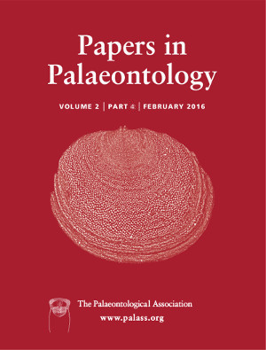 Papers in Palaeontology - Volume 2 Part 4 - Cover