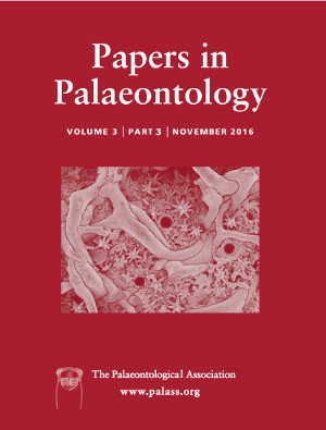 Papers in Palaeontology - Volume 3 Part 3 - Cover