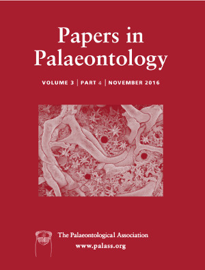 Papers in Palaeontology - Volume 3 Part 4 - Cover